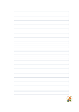 Schreiblinien-Vorlage Lineatur Klasse 1 blanko Liniertes Papier Lineatur Klasse 1 – Kostenlose Schreiblinien Vorlage zum Ausdrucken (PDF & PNG)