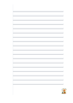 Schreiblinien-Vorlage Lineatur Klasse 3 blanko Liniertes Papier Lineatur Klasse 3 – Kostenlose Schreiblinien Vorlage zum Ausdrucken (PDF & PNG)